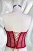 Red Polka Dot Tie-up Bustier - Thumbnail (3)