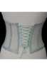Water Green Transparent Tie Up Bustier - Thumbnail (3)